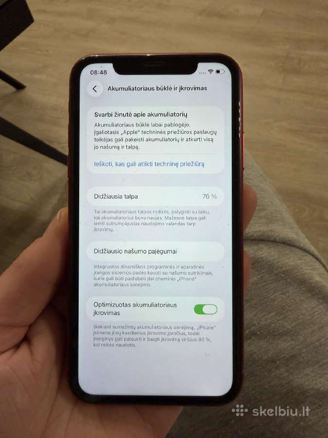 Parduodu iphone11 128gb raudonas