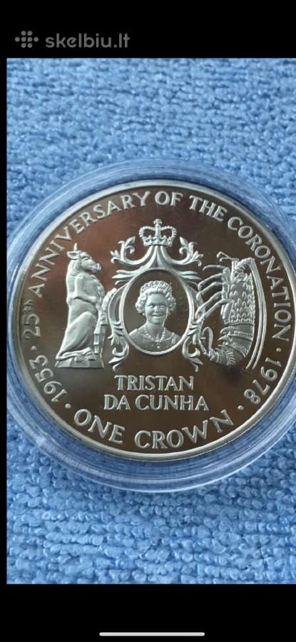 Moneta T.d.c. 1978m. 1 krona, sidabras