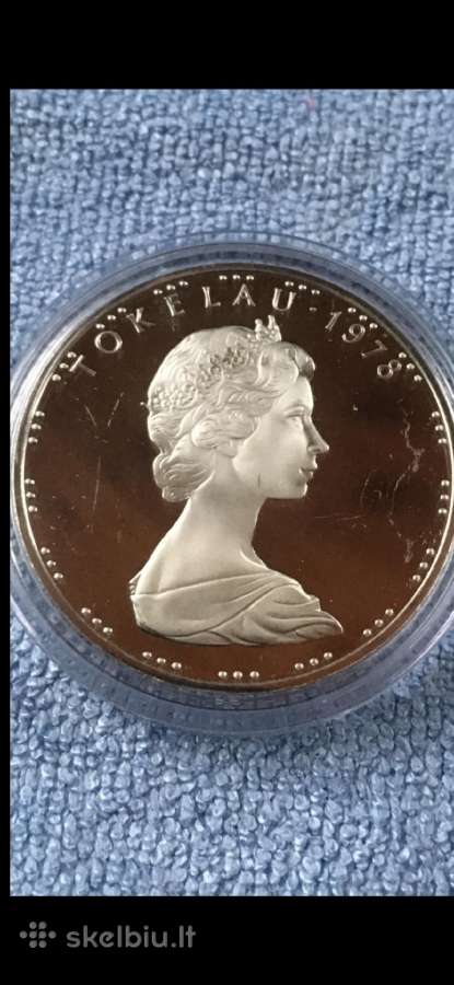 Moneta Tokelau 1978m. 1 dollar, sidabras - nuotraukos Nr. 2