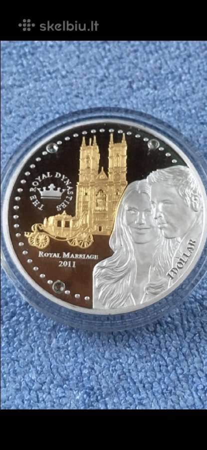 Moneta Solomon islands 2011m. 1 dollar, sidabras
