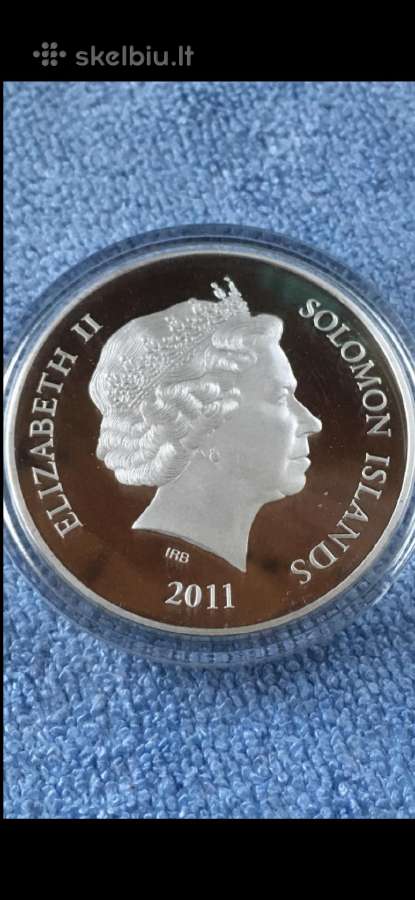 Moneta Solomon islands 2011m. 1 dollar, sidabras - nuotraukos Nr. 2