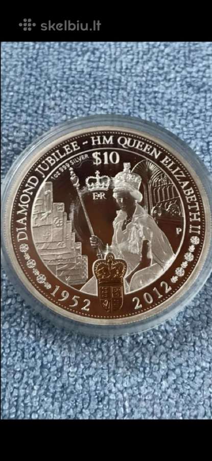 Moneta Solomon isl. 2011m. 10 dollars, sidabras