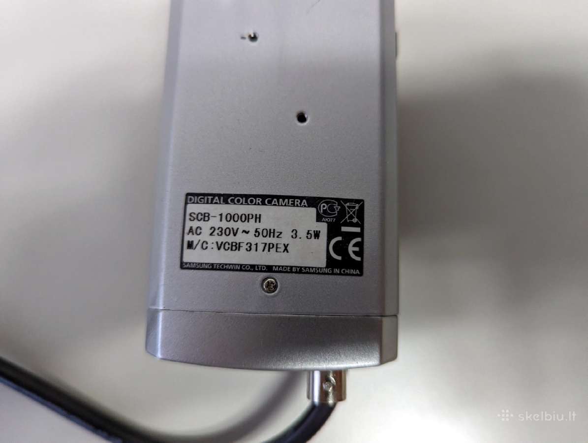 Analoginė vaizdo kamera Samsung Scb-1000ph - nuotraukos Nr. 7