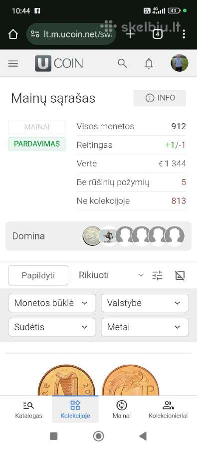 Monetų pardavimas