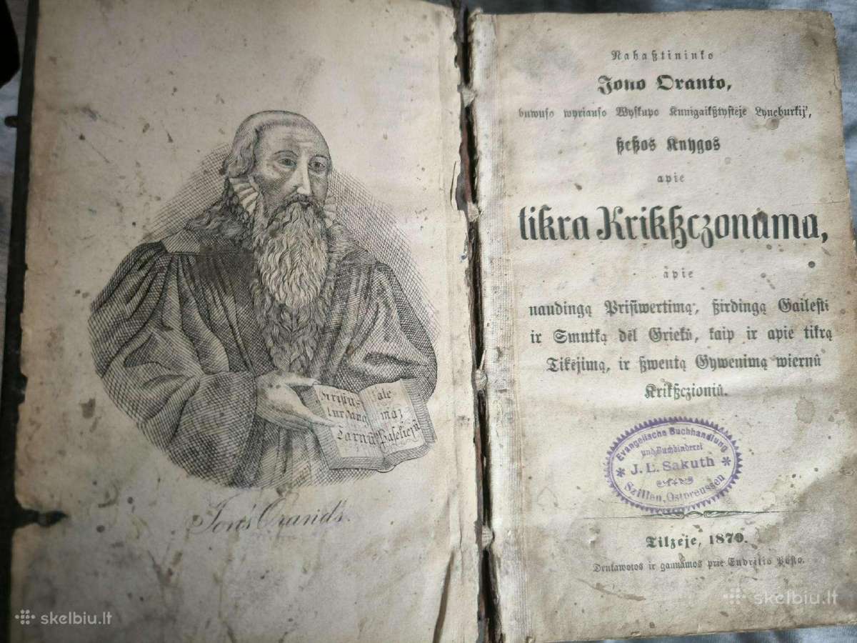 Jonas Orantas (Johan Arndt) 188? m. - nuotraukos Nr. 24