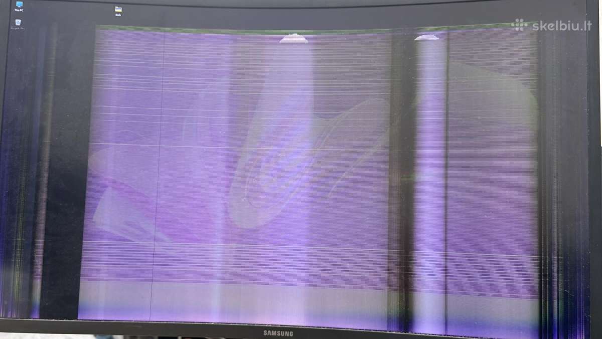 Samsung C32hg70qqu su defektu - nuotraukos Nr. 5