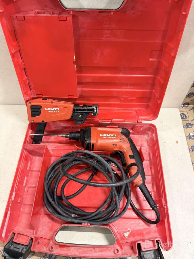Hilti Sd 5000 suktuvas gipsui su Smd 57 dėtuve