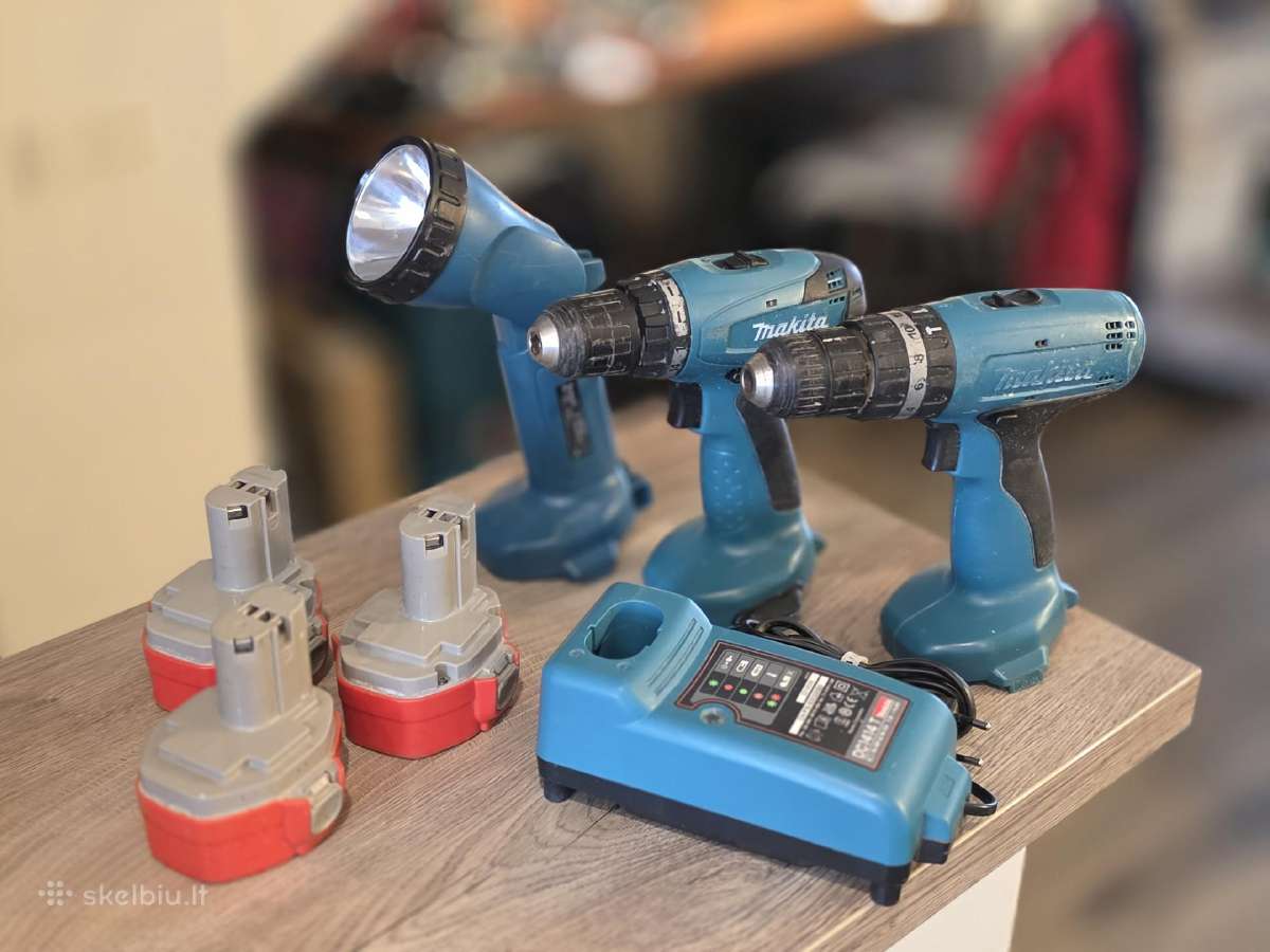 Makita suktukai 8280d, 6281d, prožektorius Ml140 - nuotraukos Nr. 3