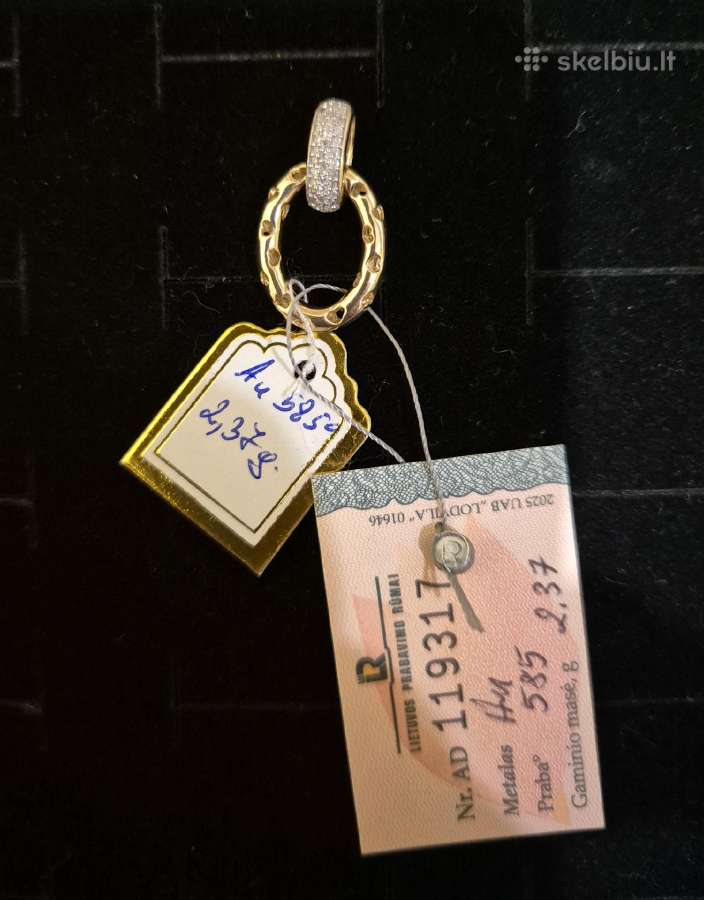 Auksiniai pakabukai nuo 54 Eur - nuotraukos Nr. 15