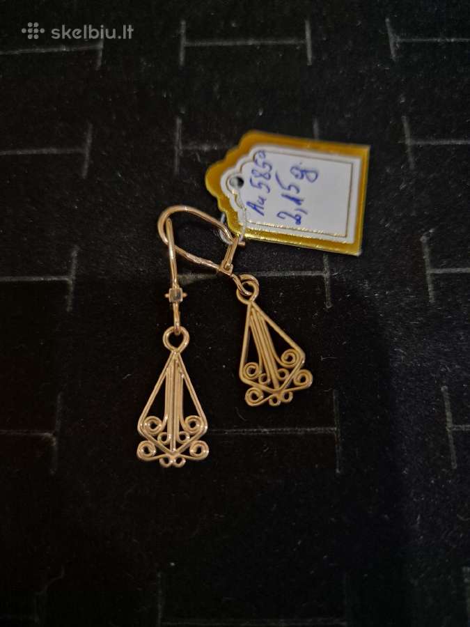 Auksiniai auskarai nuo 70 Eur - nuotraukos Nr. 8