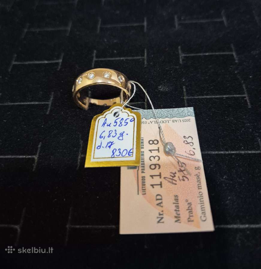 Auksiniai žiedai nuo 67 Eur - nuotraukos Nr. 22