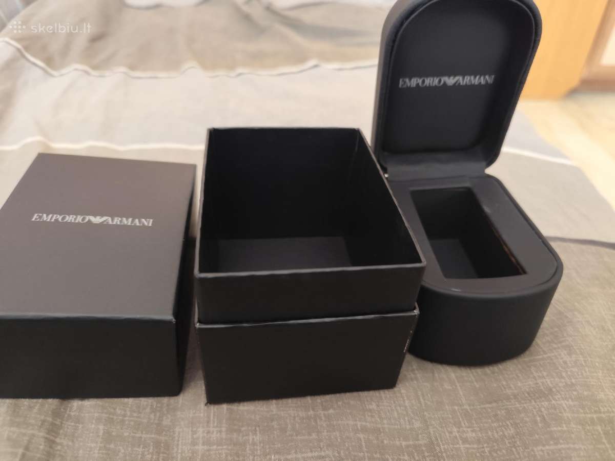 Emporio Armani laikrodžio dėžutė - nuotraukos Nr. 2