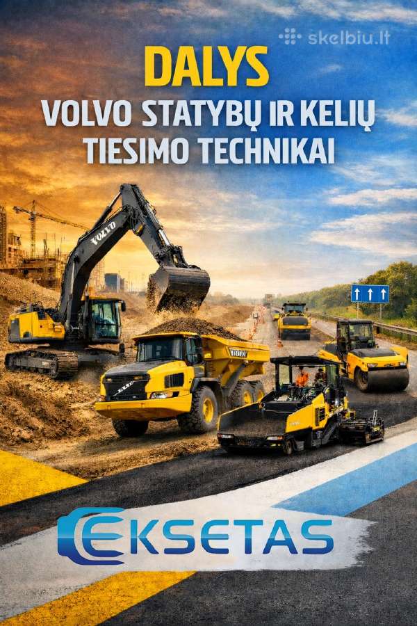 Volvo dalys statybinei technikai