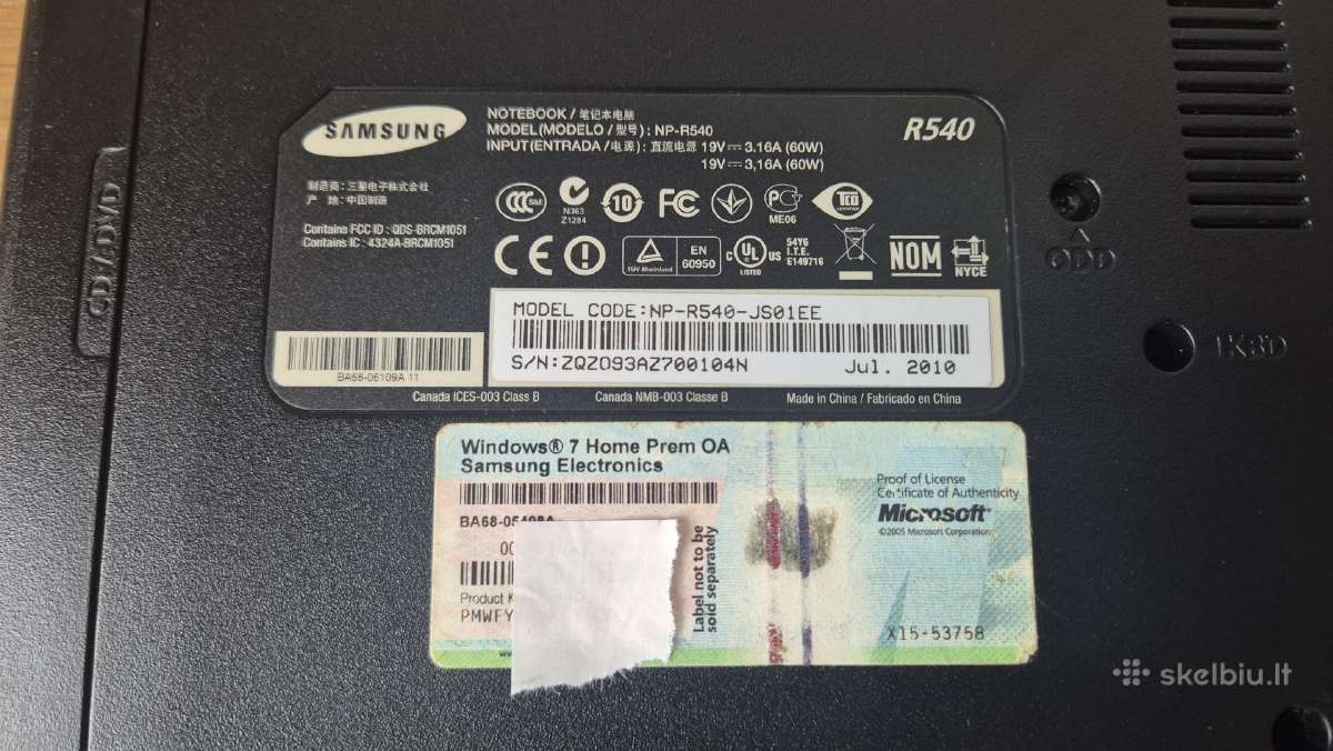Samsung nesiojamas kompiuteris - nuotraukos Nr. 5