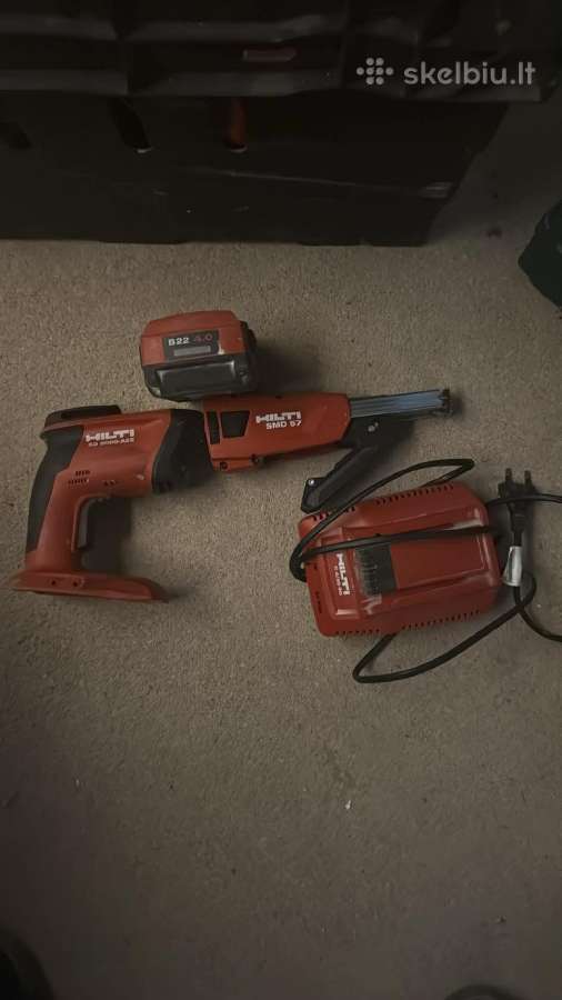 Akumuliatorinis Hilti Sd 5000-a22 suktuvas gipsui