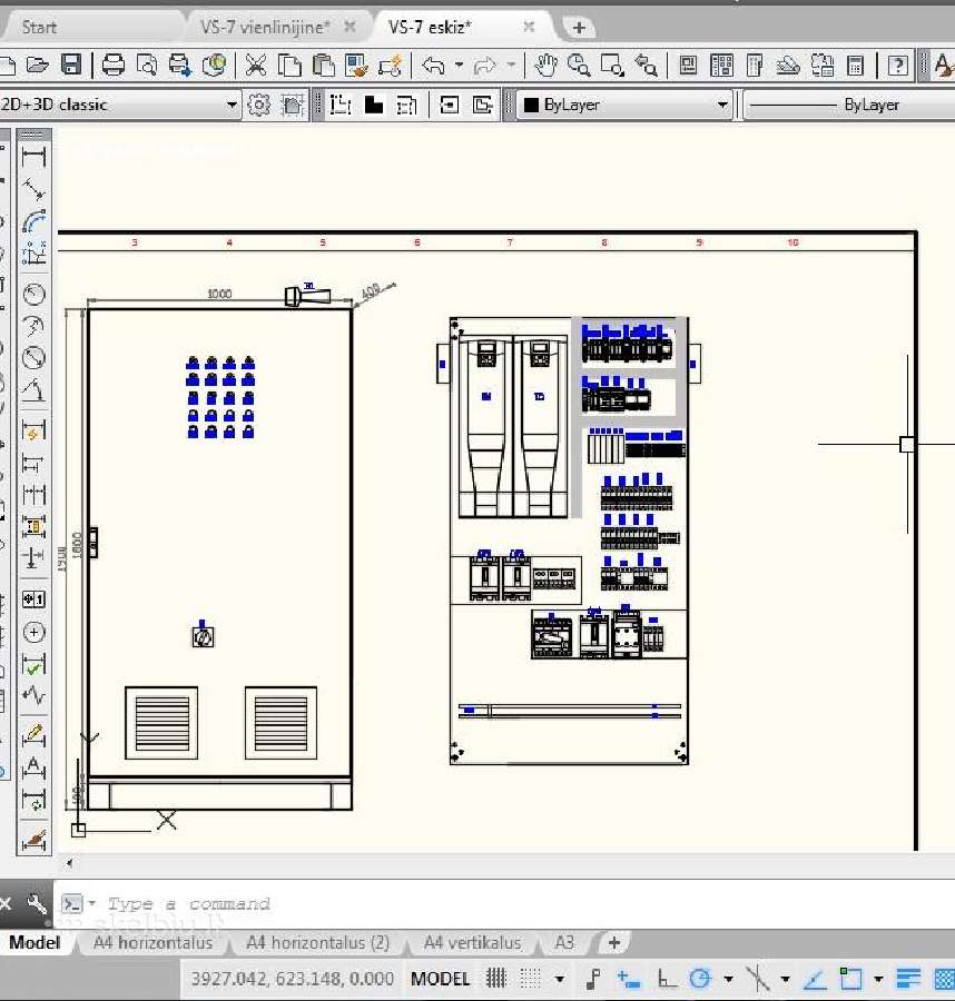 Autocad brėžinių braižymas. Coreldraw, CNC. - nuotraukos Nr. 7