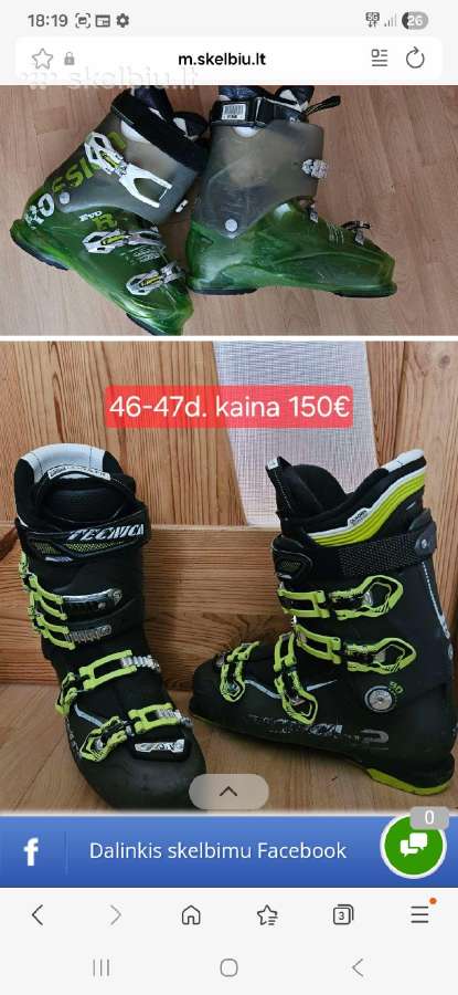 Kalnų slidės ir inventorius nuo 20 eur - nuotraukos Nr. 19