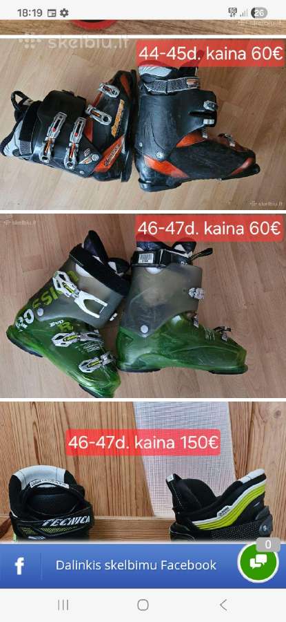 Kalnų slidės ir inventorius nuo 20 eur - nuotraukos Nr. 20