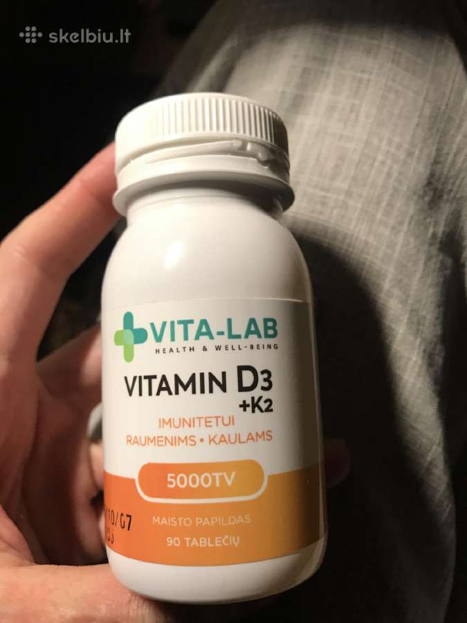 Vitaminas D3+k2