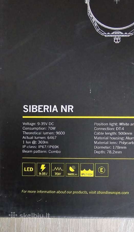 LED Lempos Strands Siberia Nr 7" Night Ranger - nuotraukos Nr. 8