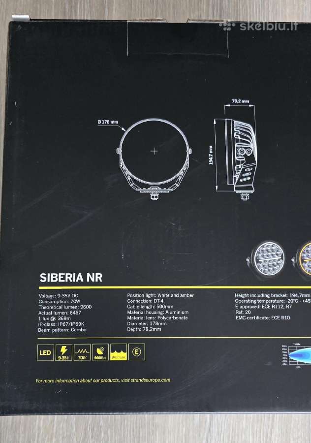 LED Lempos Strands Siberia Nr 7" Night Ranger - nuotraukos Nr. 13