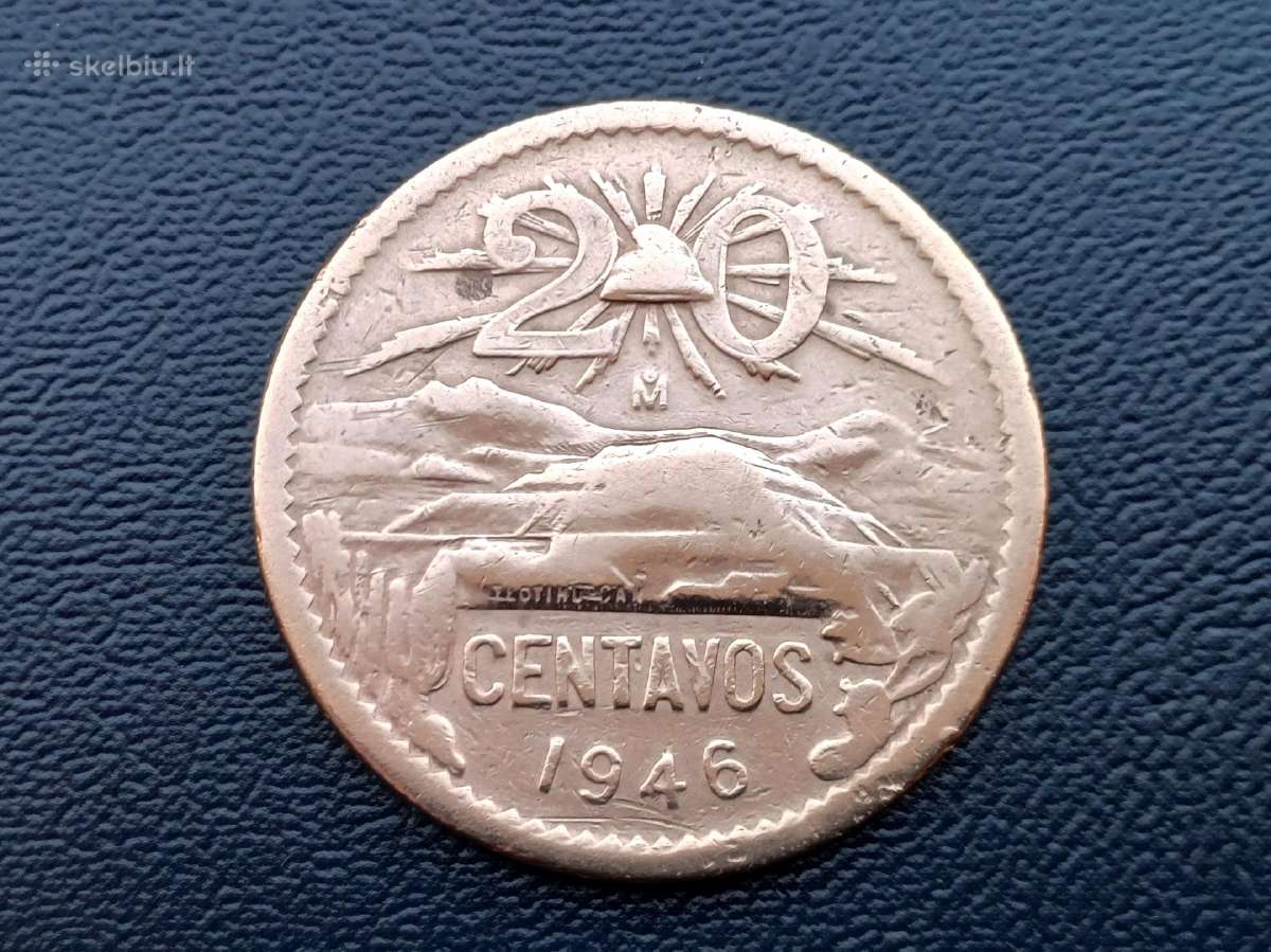20 centavų 1946m. Meksika