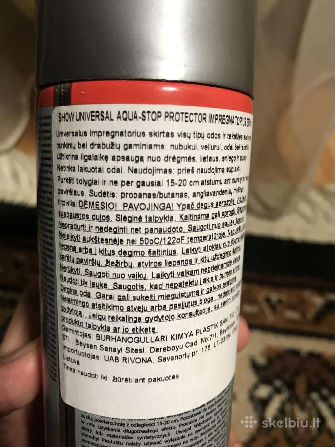 Impregnantas visų tipų odos ir tekstilės avalynei - nuotraukos Nr. 2