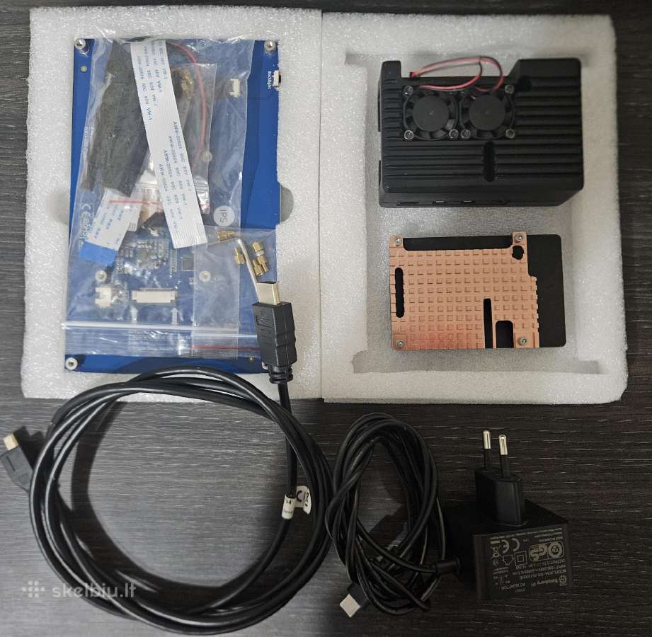 Raspberry Pi 4b 4gb Pilnas Premium rinkinys su 7'