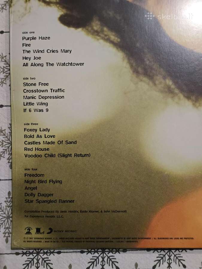 Jimi Hendrix Best of 2lp - nuotraukos Nr. 3