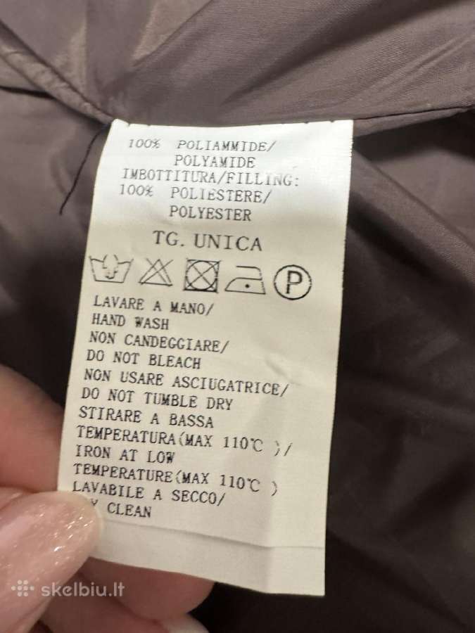 Itališka kailinė striukė su gobtuvu - nuotraukos Nr. 19