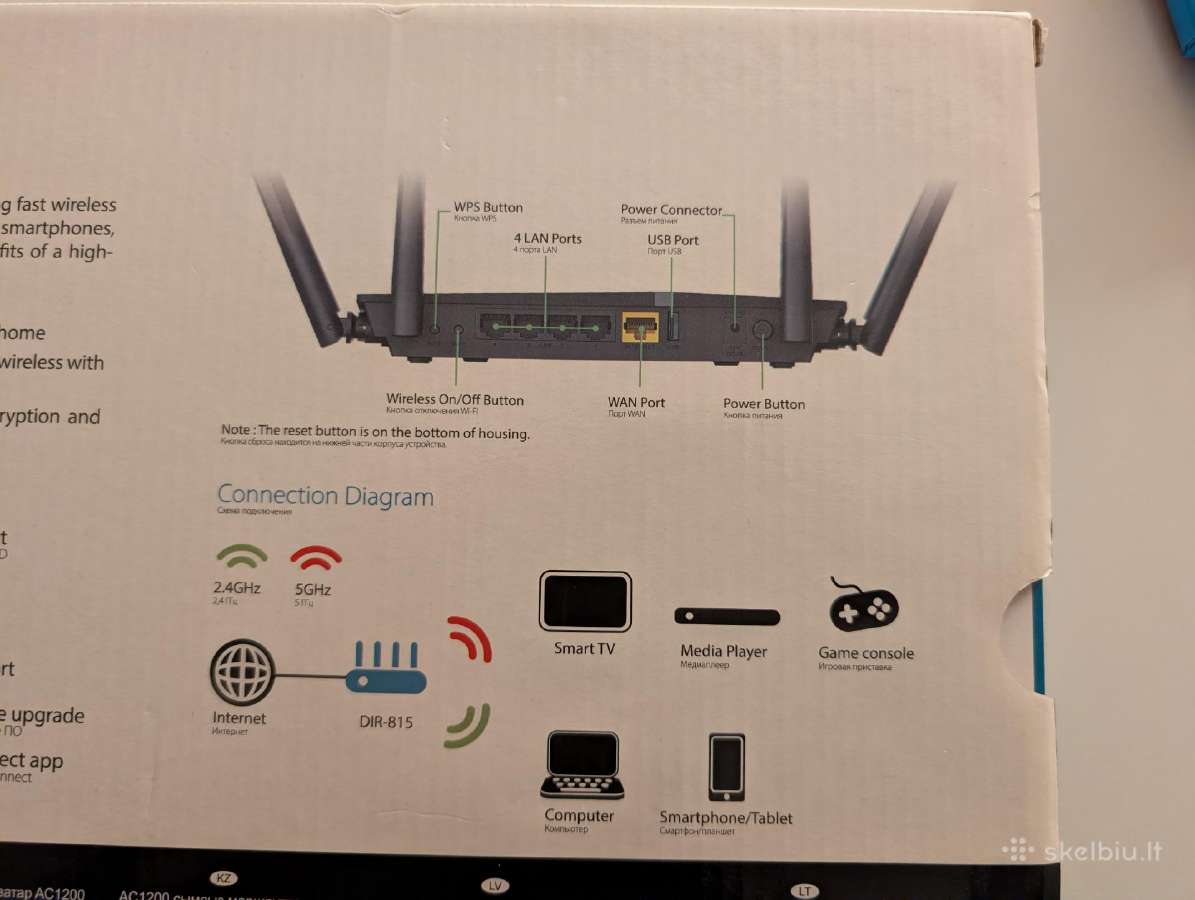 Dlink dir815 ac1200 - nuotraukos Nr. 3