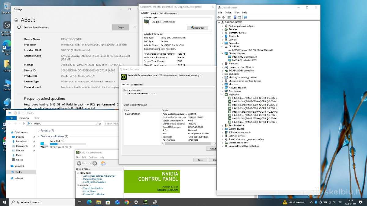 Hp Zbook 15 G3 i7 6820hq SSD fhd - nuotraukos Nr. 10