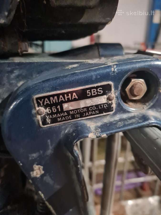 Yamaha 5bs 661 L 53091 , 5hp valties variklis - nuotraukos Nr. 12