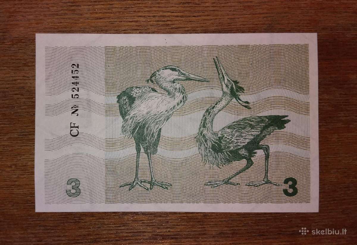 Lietuvos 3 talonu banknotas