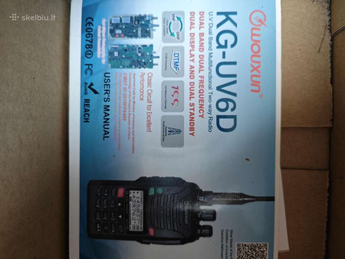 Wouxun radio stoteles Kg-uv6d - nuotraukos Nr. 2