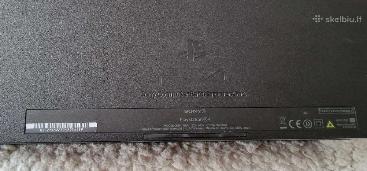 Sony Playstation 4 Fat 1tb Fw 12.02 atrišamas - nuotraukos Nr. 4