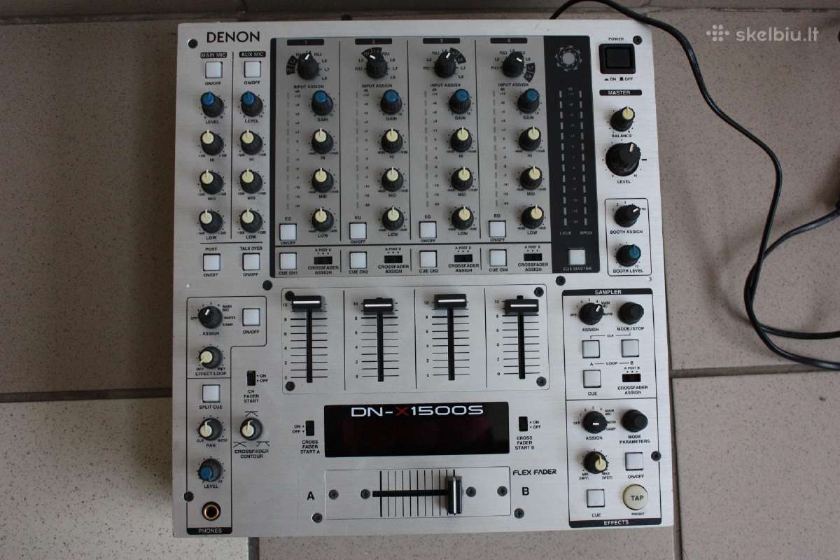 Denon Dn-x1500s Professional Dj Mixer 4ch Japan - nuotraukos Nr. 5