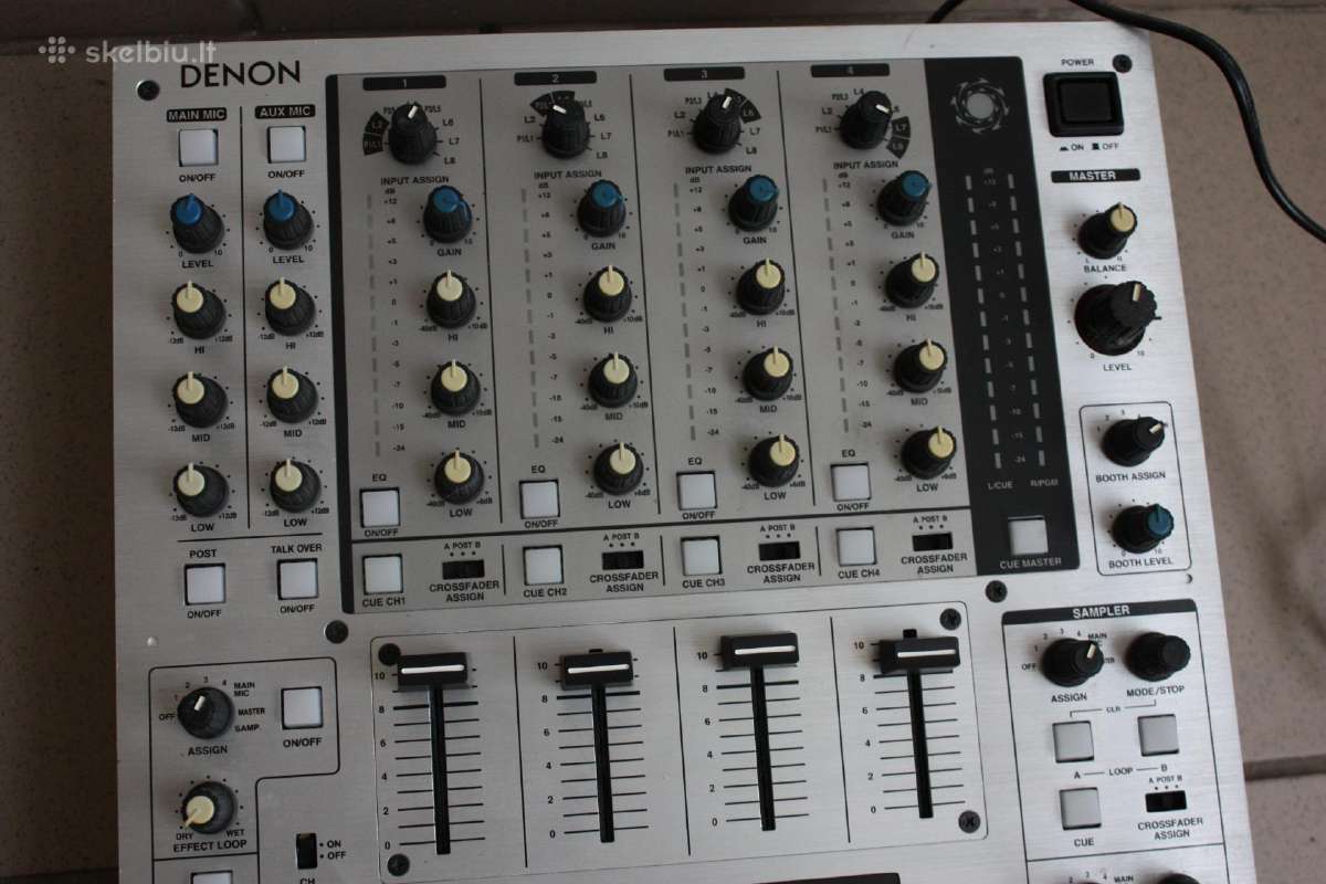 Denon Dn-x1500s Professional Dj Mixer 4ch Japan - nuotraukos Nr. 7