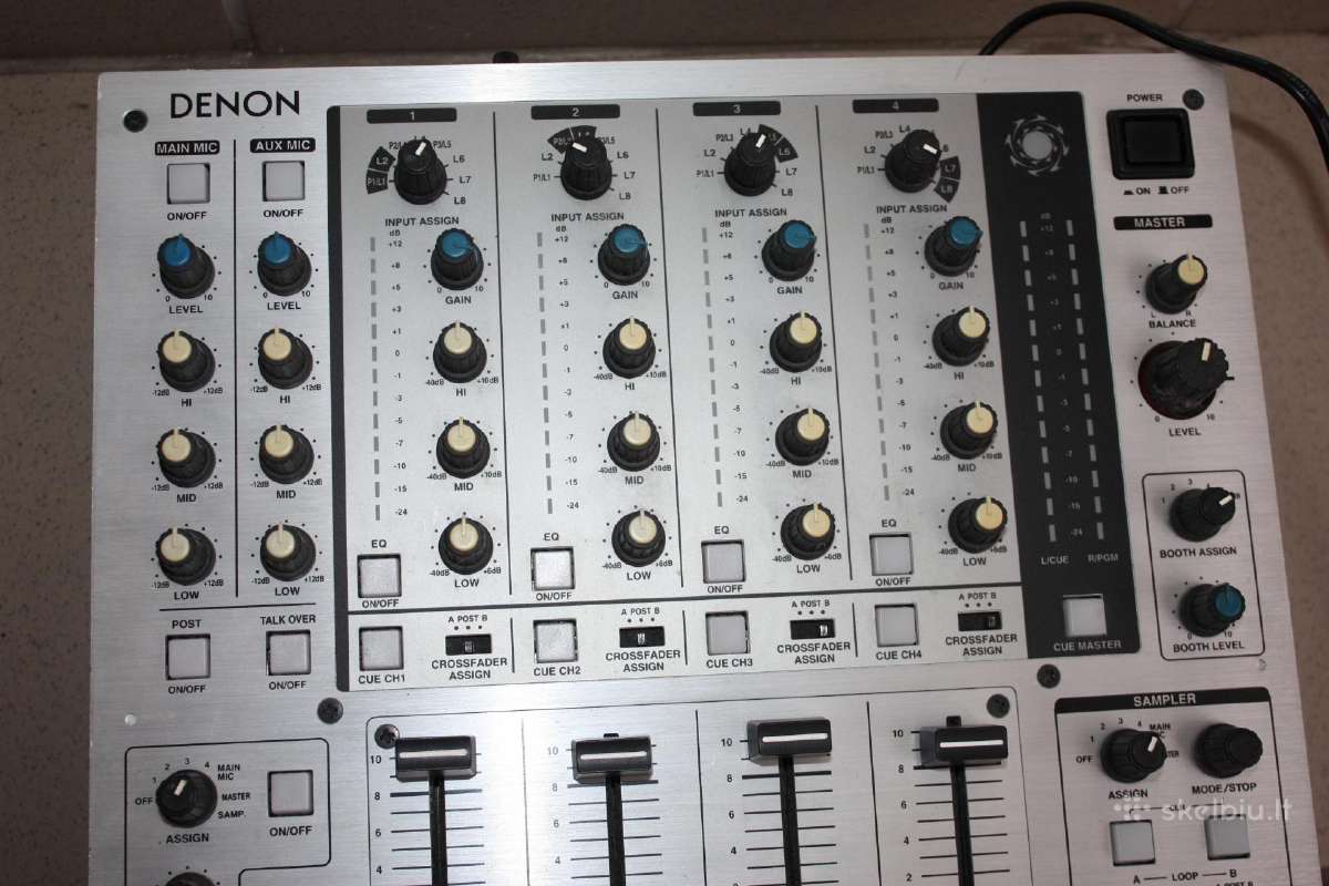 Denon Dn-x1500s Professional Dj Mixer 4ch Japan - nuotraukos Nr. 8