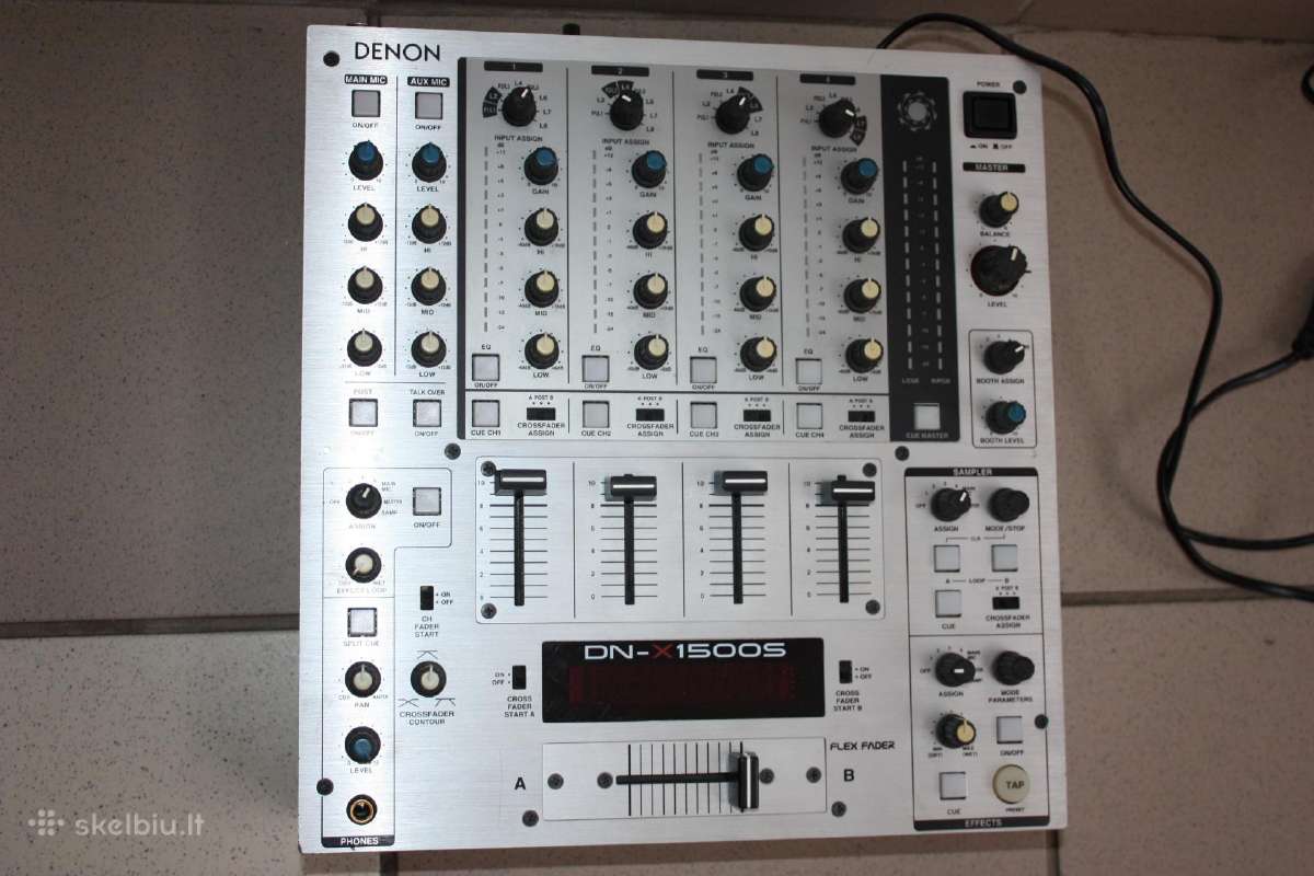 Denon Dn-x1500s Professional Dj Mixer 4ch Japan - nuotraukos Nr. 10