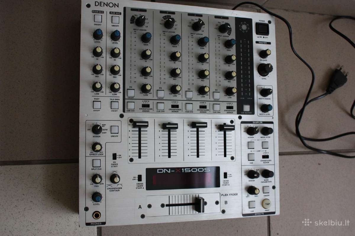 Denon Dn-x1500s Professional Dj Mixer 4ch Japan - nuotraukos Nr. 11