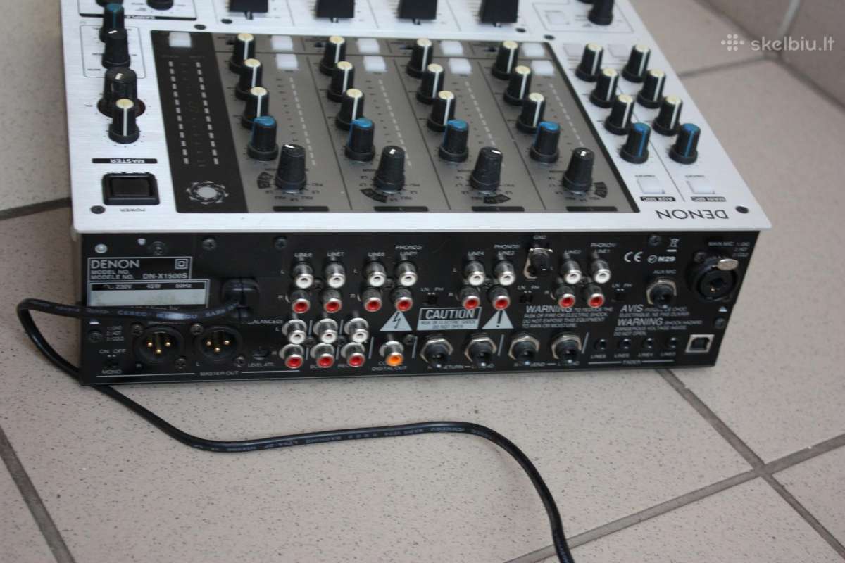 Denon Dn-x1500s Professional Dj Mixer 4ch Japan - nuotraukos Nr. 12