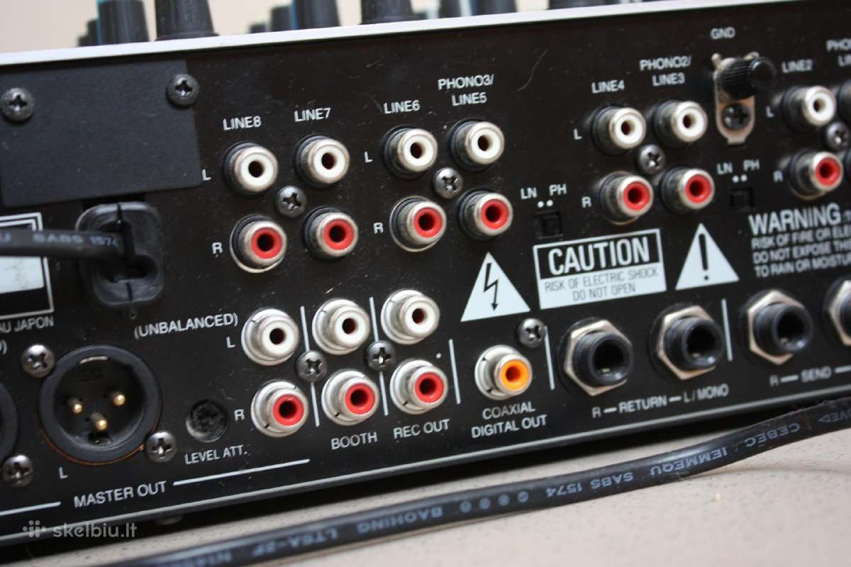 Denon Dn-x1500s Professional Dj Mixer 4ch Japan - nuotraukos Nr. 13