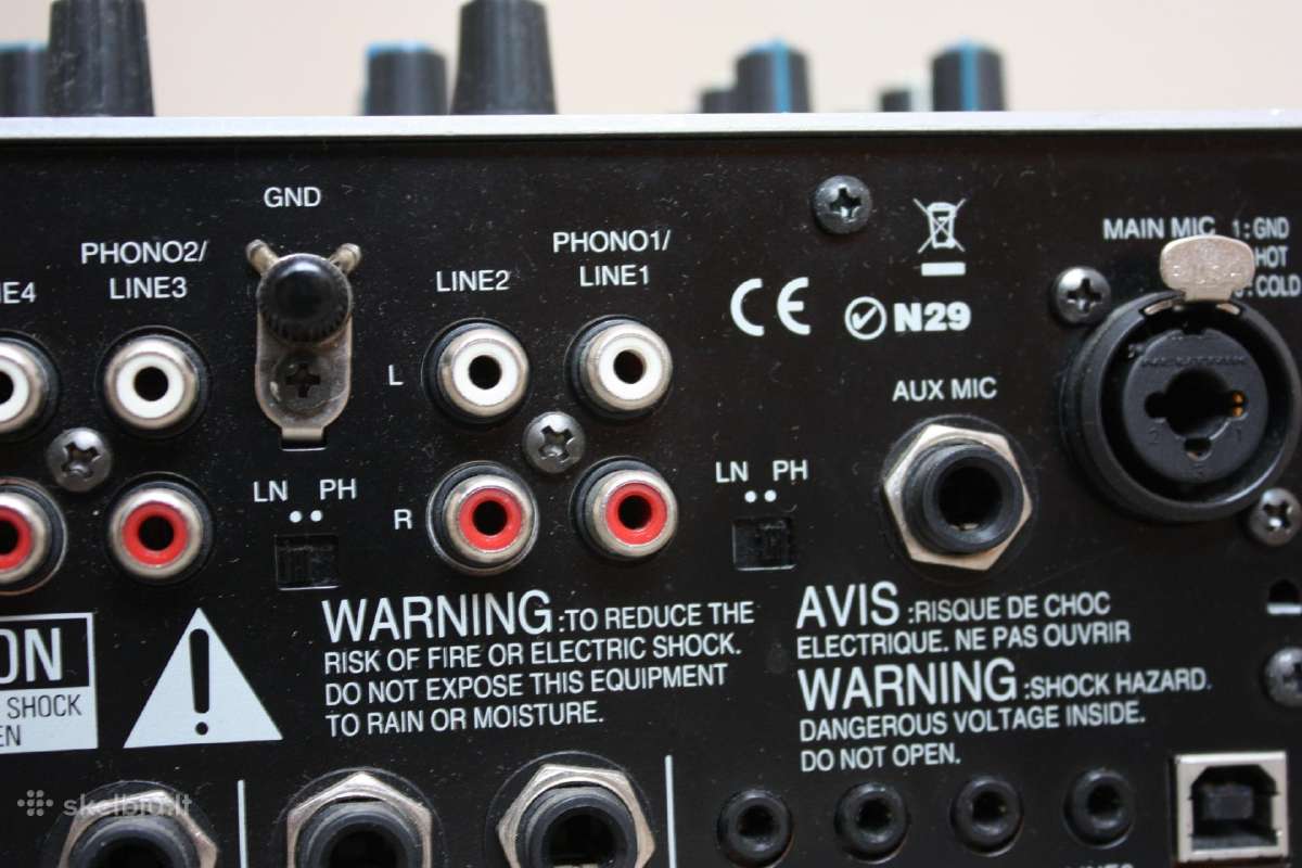 Denon Dn-x1500s Professional Dj Mixer 4ch Japan - nuotraukos Nr. 15