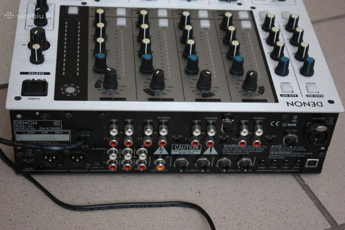 Denon Dn-x1500s Professional Dj Mixer 4ch Japan - nuotraukos Nr. 16