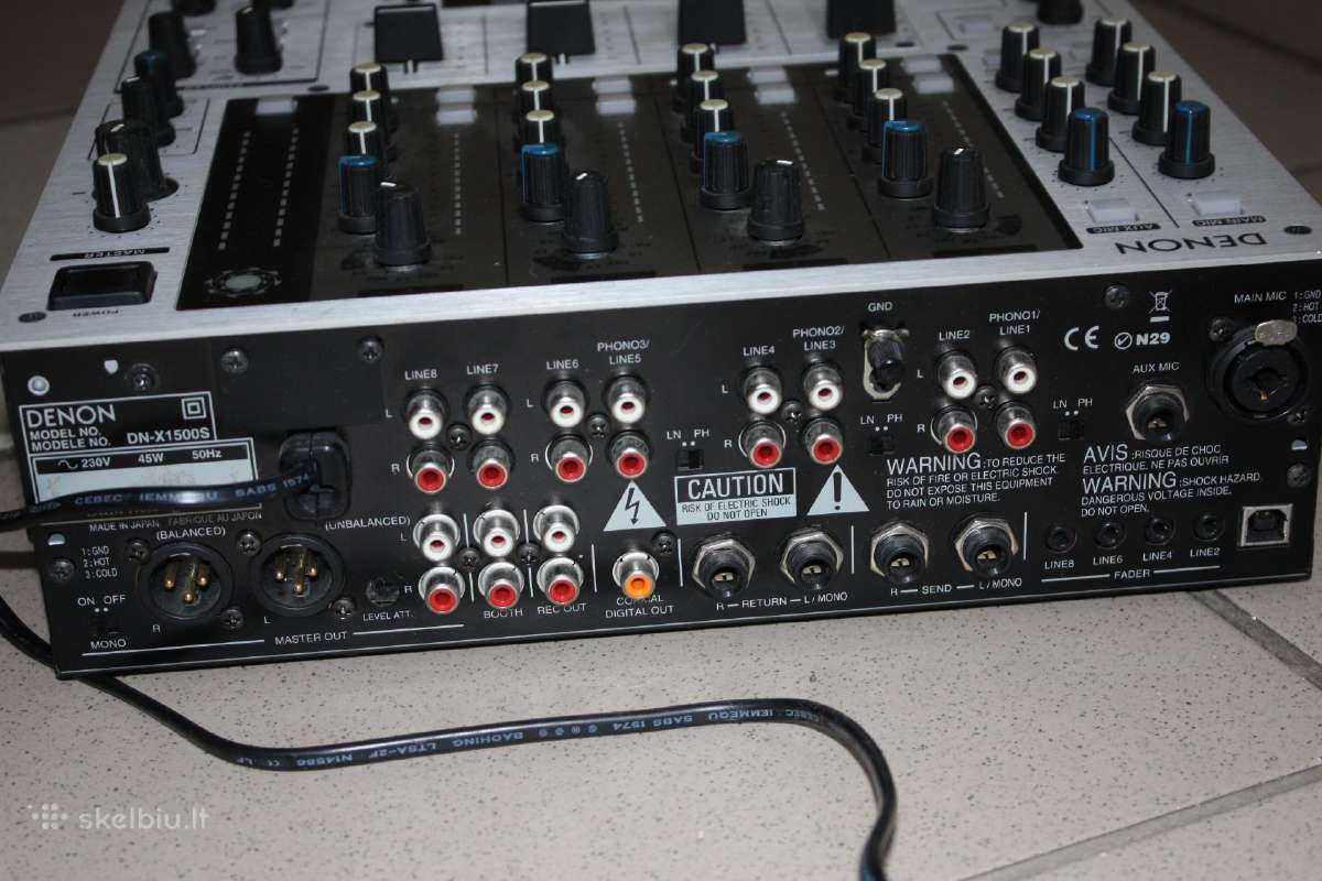 Denon Dn-x1500s Professional Dj Mixer 4ch Japan - nuotraukos Nr. 18