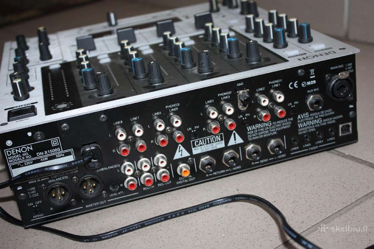 Denon Dn-x1500s Professional Dj Mixer 4ch Japan - nuotraukos Nr. 19