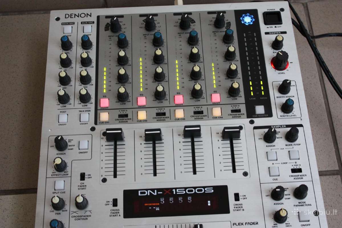 Denon Dn-x1500s Professional Dj Mixer 4ch Japan - nuotraukos Nr. 23