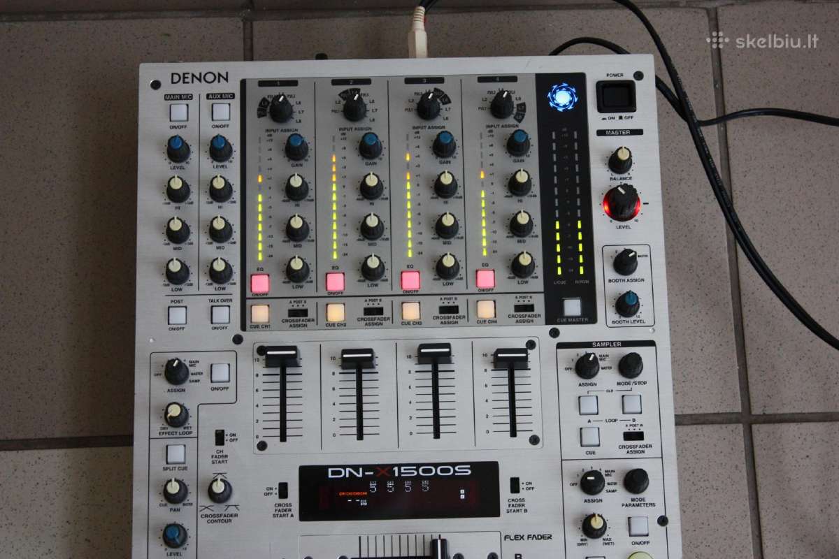Denon Dn-x1500s Professional Dj Mixer 4ch Japan - nuotraukos Nr. 24