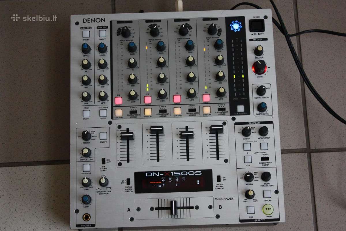 Denon Dn-x1500s Professional Dj Mixer 4ch Japan - nuotraukos Nr. 26